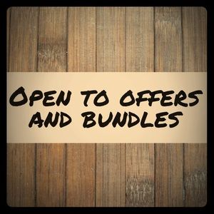 Open to bundles and offers!